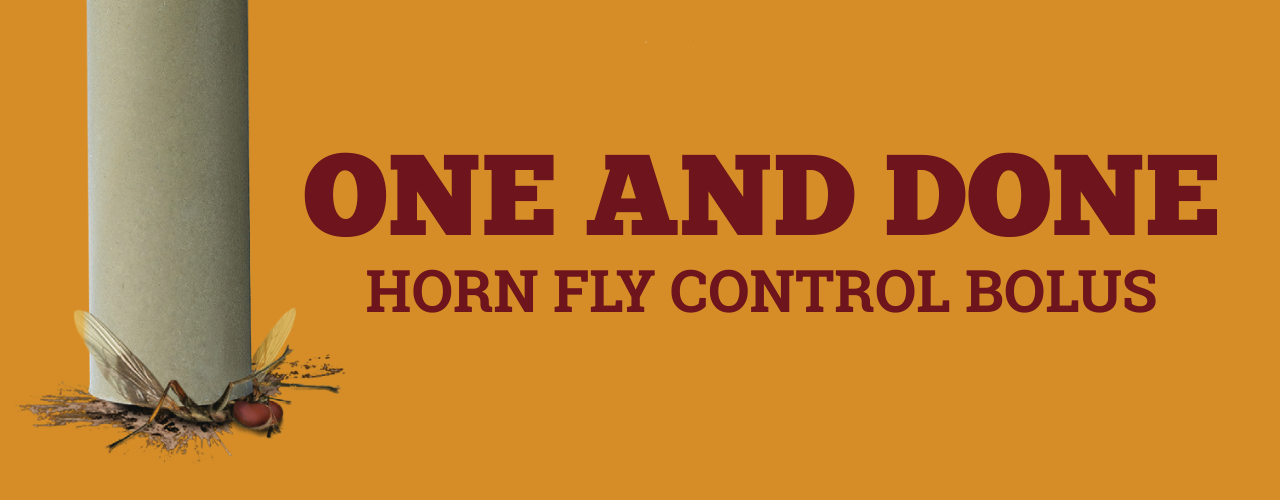One and Done Horn Fly Control Bolus